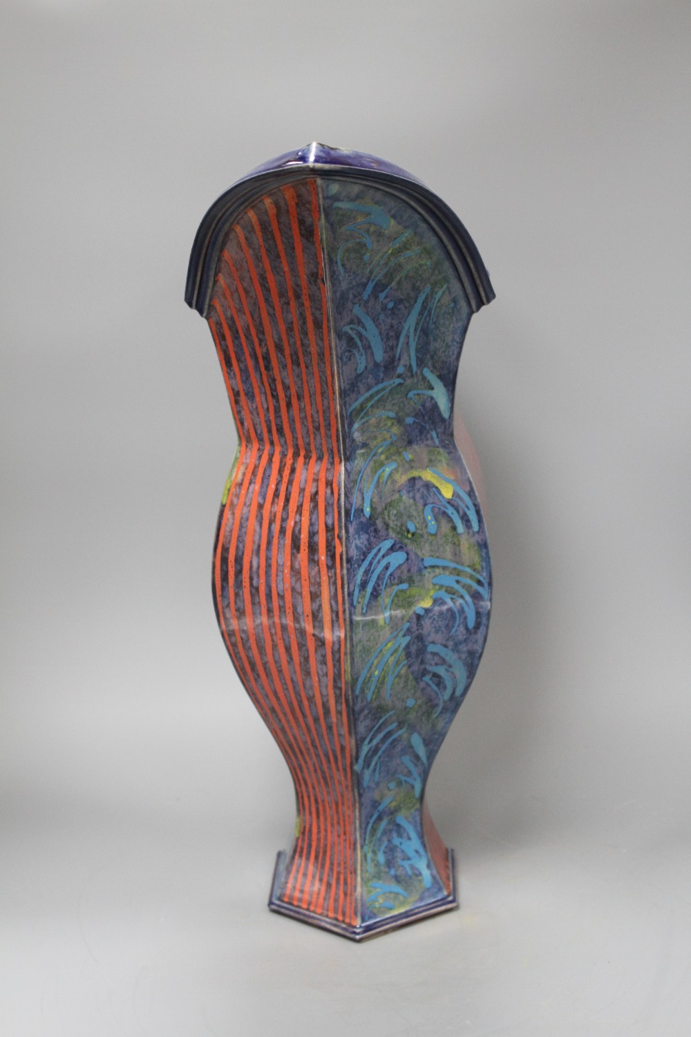 A Ross Emerson Irish studio pottery ewer, height 50cm